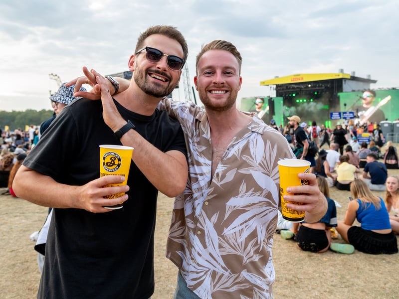 Fans gather for the final day at Leeds Festival 2025.