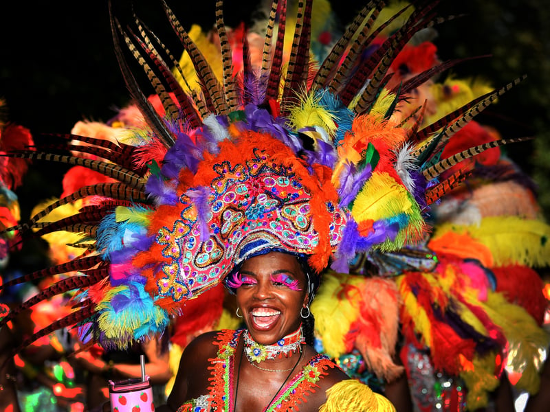 The Leeds West Indian Carnival takes place each year on the August bank holiday Monday.