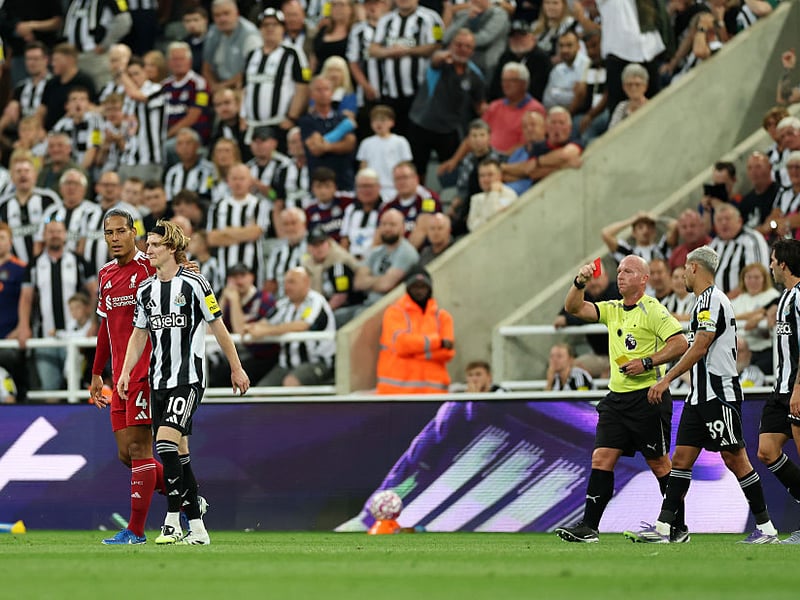 11 yellow cards, 2 red card