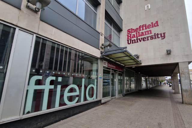 Sheffield Hallam University has announced plans to sell its Oneleven building in the city centre.