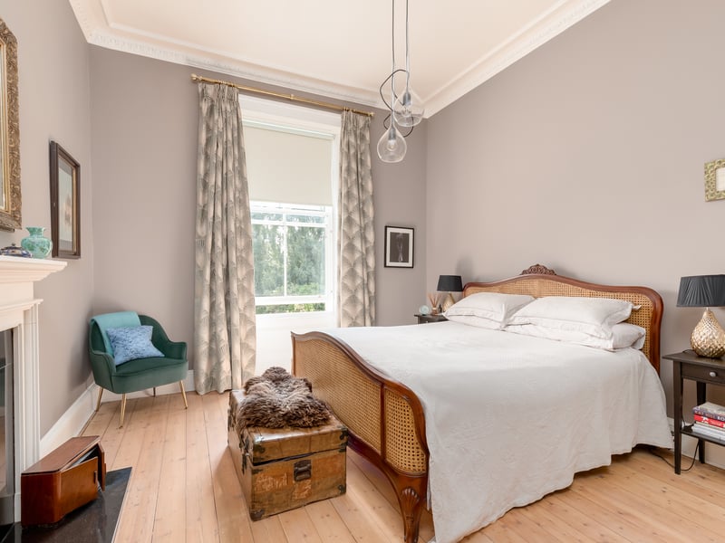 With south-facing windows, the second bedroom offers a private outlook.