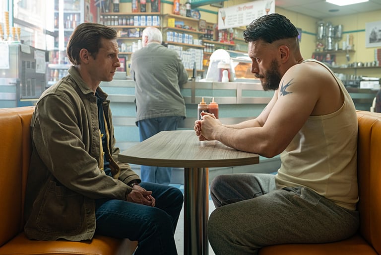 Richard Gadd and Jamie Bell play half brothers in the series.