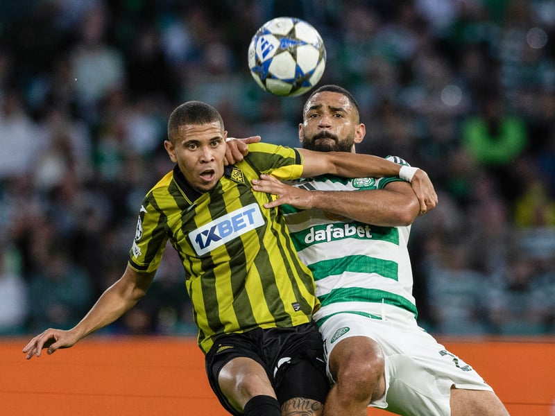 The big American is undoubtedly Celtic's first choice centre-back, with Manchester City loanee Simpson-Pusey providing an alternative option alongside academy product Dane Murray.