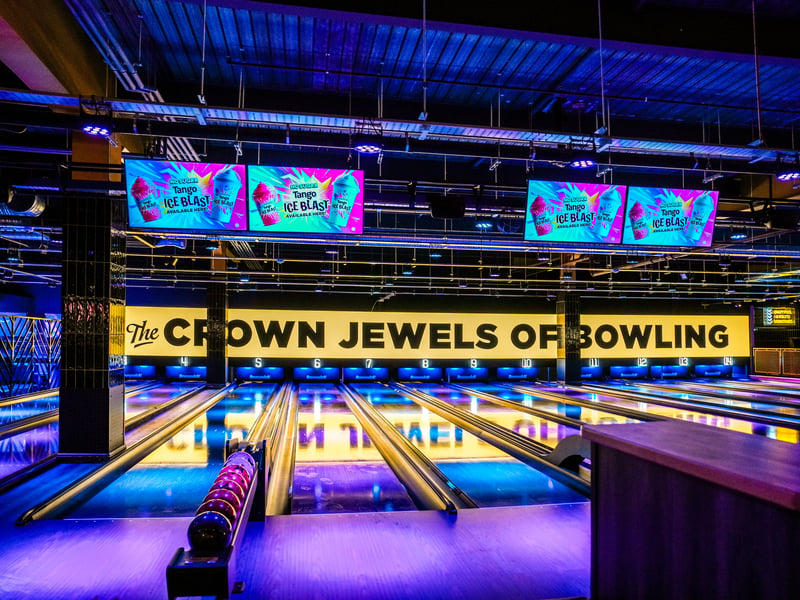 Bowling and entertainment centre King Pins officially opened its doors at the White Rose in August 2025.