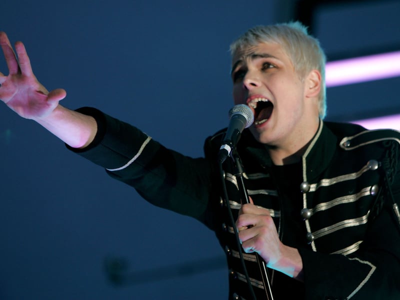 My Chemical Romance has a notable and dramatic history with the festival. In 2006, they were famously bottled by a hostile crowd during their set at the Reading festival. The lead singer, Gerard Way, later stated that he would never play the festival again unless they were headlining. They fulfilled this promise, returning to headline the festival in 2011. Their 2011 performance was a "theatric climax" that included a special guest appearance from Brian May of Queen.