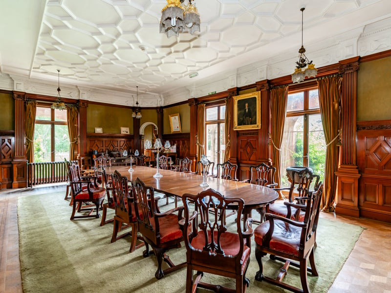 While the castle remains closed to the public, what is found inside creates a picture of how life was at Kinloch.