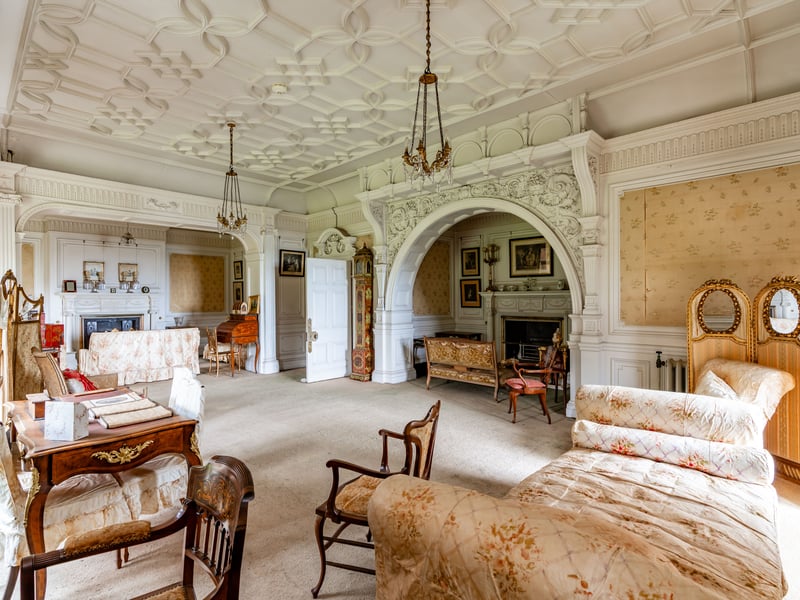 The asking price of £750,000 includes all contents left behind by the wealthy Bullough family. The English industrialists created a luxurious hideaway stacked with items collected from across the world.