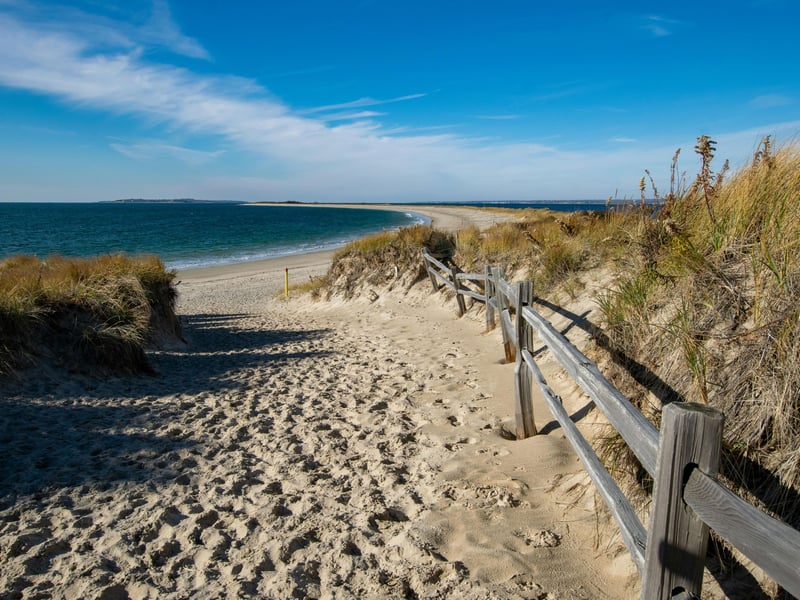If Taylor and Travis are looking for privacy, then where better to get married than the singer's stunning beachfront house in Rhode Island. It's priced at 6/1.