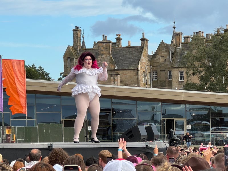 The local queens lip synched to a series of pop bangers to cheers from the crowd.