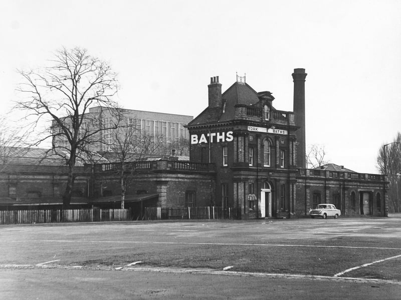 This public swimming pool was once one of York's most impressive landmarks. But after becoming rundown, the baths were closed in 1972 and the site was used as a council car park.