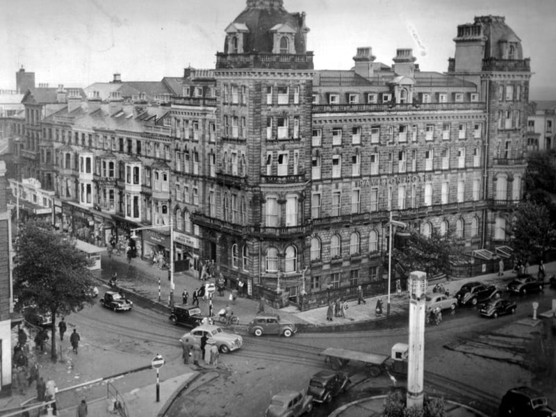 Scarborough's grand Pavilion Hotel, on the corner of Westborough and Valley Bridge Parade, was demolished in 1973 and replaced with the brutalist Pavilion House office and retail block.