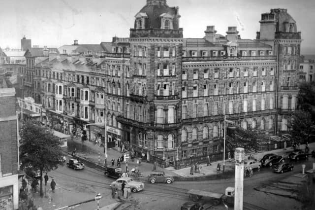 Scarborough's grand Pavilion Hotel, on the corner of Westborough and Valley Bridge Parade, was demolished in 1973 and replaced with the brutalist Pavilion House office and retail block.