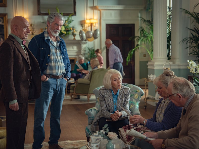In changing Tony Curran to having a relative at Coopers Chase, it adds a new key character. Aunt Maud is not in the book, but is a major addition for the film. Elizabeth notices she received flowers from a B.T. - Bobby Tanner.