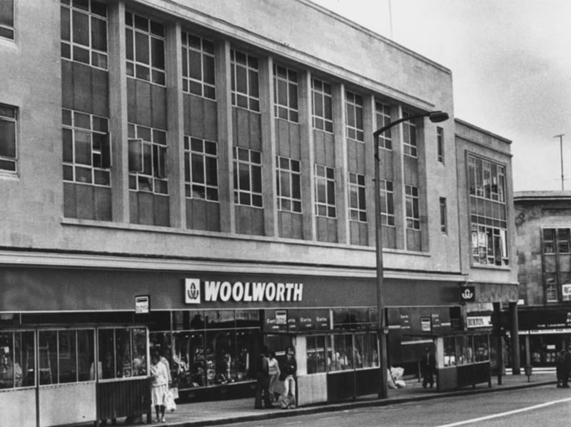 Woolworths, on The Moor, Sheffield, in August 1978