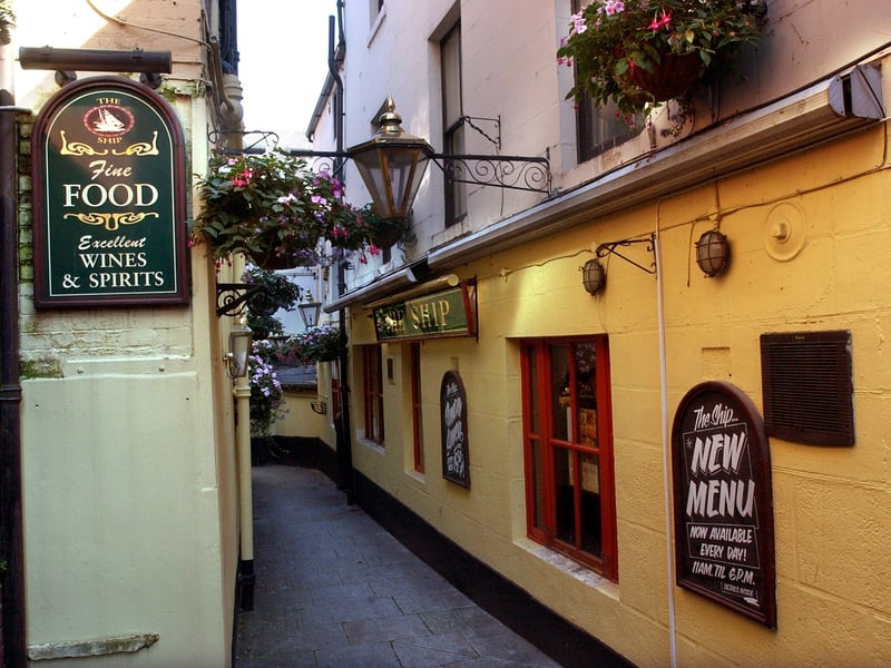 Did you drink here back in the day? The Ship Inn off Briggate pictured in August 2002.