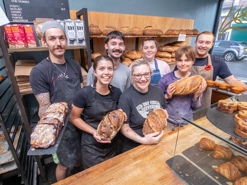 Bread Addiction, Southsea is celebrating its 11th birthday. 

Pictured: Staff at Bread Addiction 



Picture: Habibur Rahman