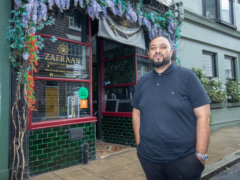Zafraan has opened at the former Monty's site as a new Indian and Turkish restaurant. 

Pictured: Owner Naz Islam at Zafraann, Southsea

Picture: Habibur Rahman