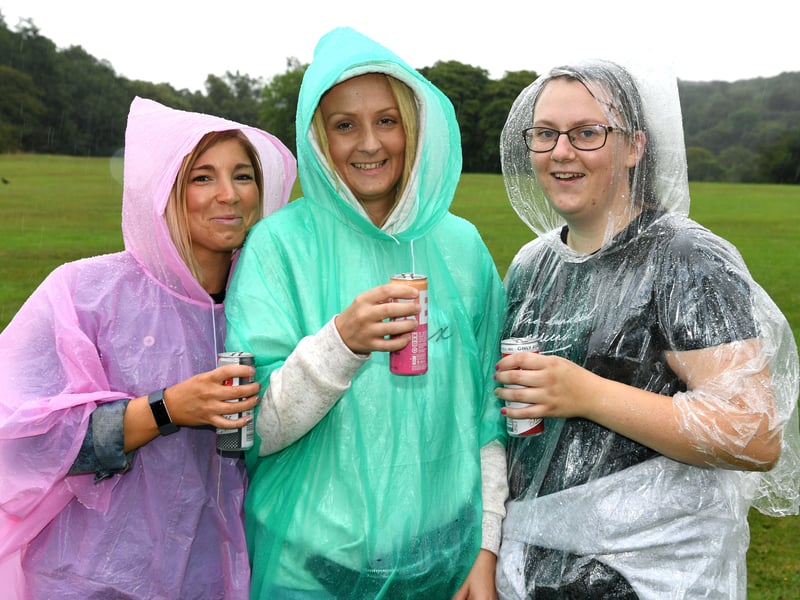 Fans queue for the Ed Sheeran concert at Roundhay Park, Leeds, on July 16, 2019