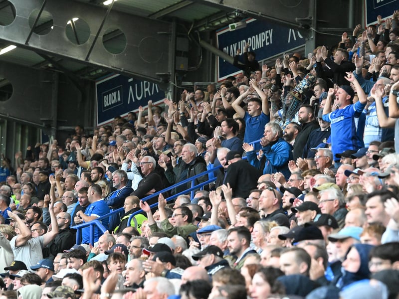 There were 20,226 supporters inside Fratton Park as Pompey secured a 1-0 win against Preston North End.