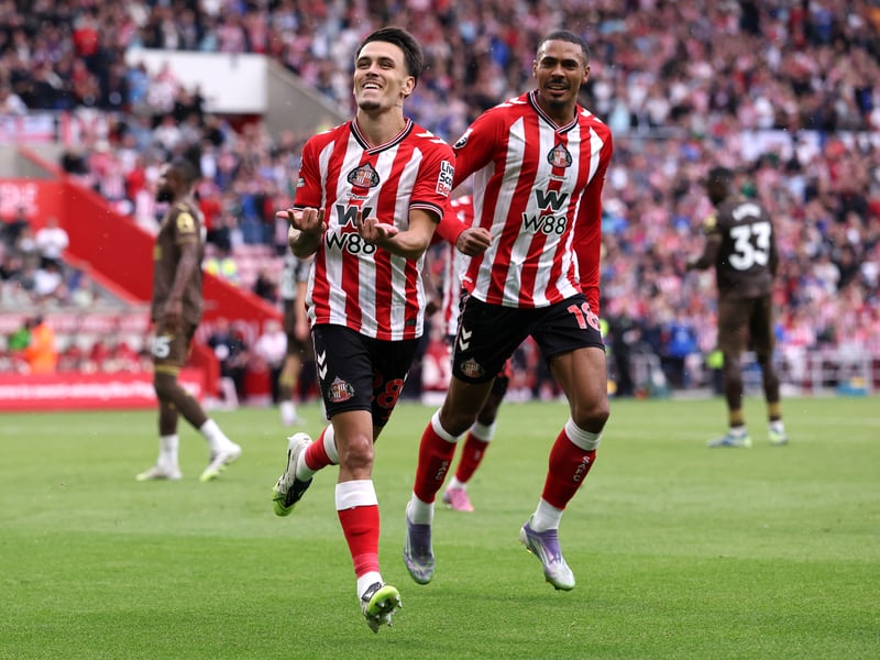 Enzo Le Fée's transfer to Sunderland is now a permanent one, as the midfielder signed a four-year contract on July 1, 2025, after his six-month loan spell from AS Roma was completed. The promotion-clinching play-off final triggered an automatic purchase clause for a fee of around £20million, making him Sunderland's first summer signing and first club-record signing in the Premier League.