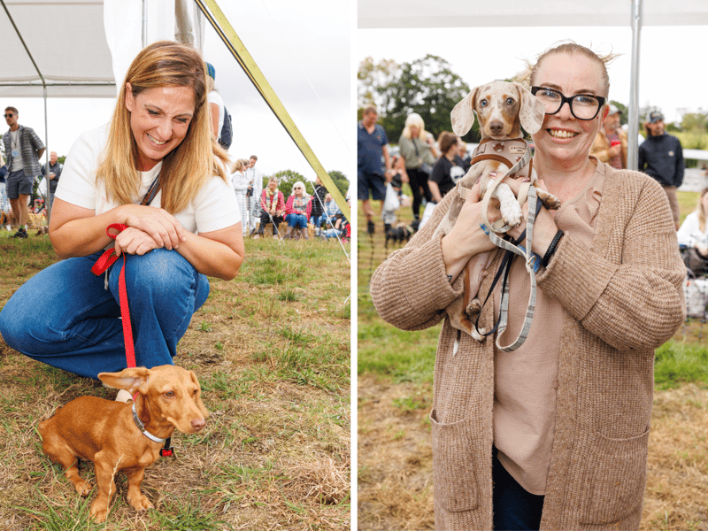 Adorable dogs and proud owners flocked to a popular Dachshund festival in Hampshire.