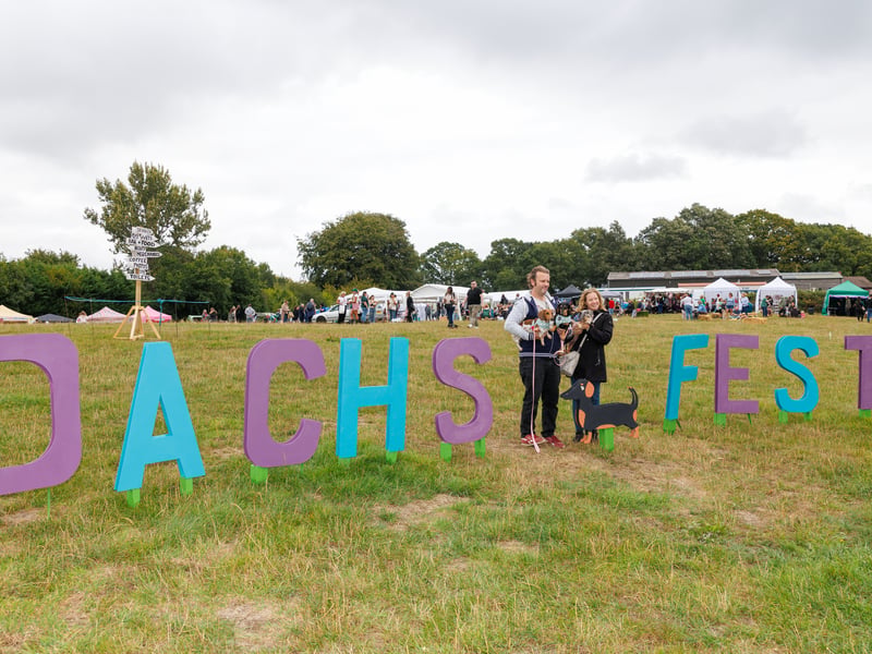 Adorable dogs and proud owners flocked to a popular Dachshund festival in Hampshire.