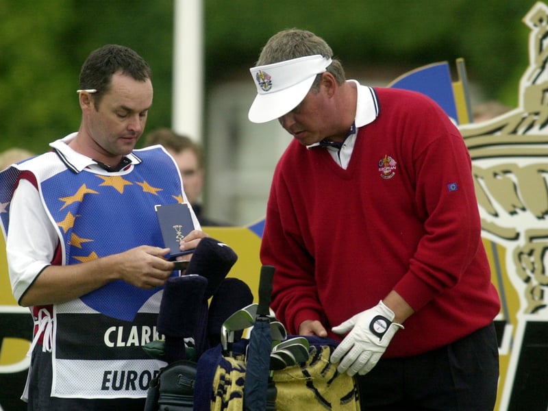 Caddy Billy Foster is an ardent Leeds United fan.