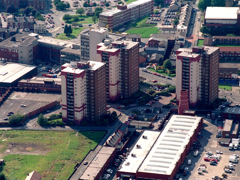 Preston's Moor Lane flats were toppled in in 2001 after abseiling surveyors found the 40 year old buildings were unsafe.