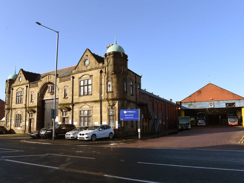 Preston Bus depot on Deepdale Road