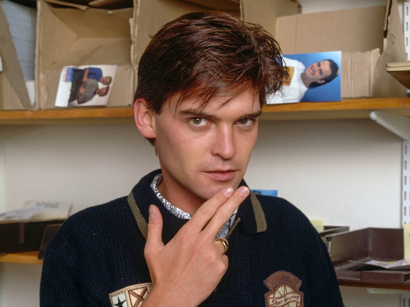 TV presenter Phillip Schofield pictured in around 1990