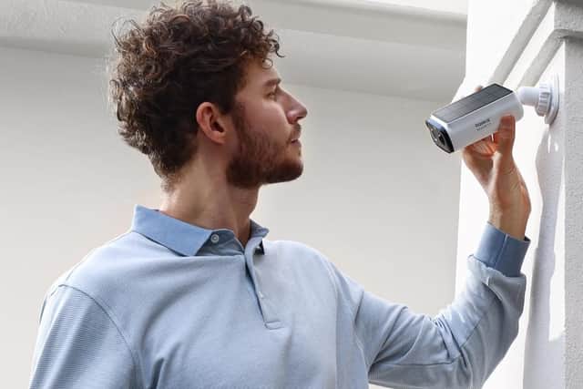 It couldn't be easier to set up - just mount it to the wall, connect it to WiFi, and you're away