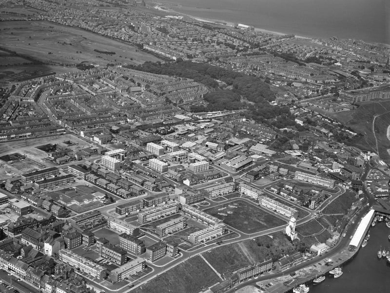 North Shields and its environs, Tyneside, in 1973