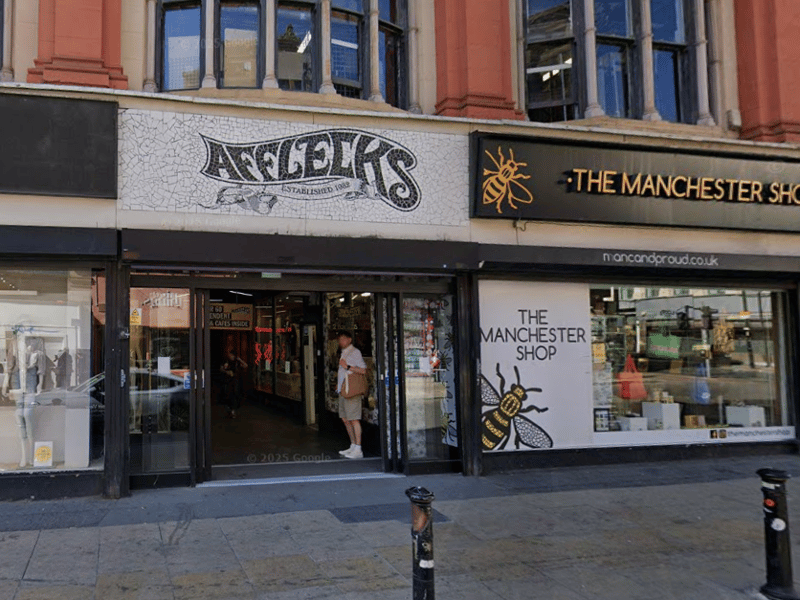 A legendary multi-story emporium in the Northern Quarter with a vast array of independent stalls selling diverse and often quirky items.