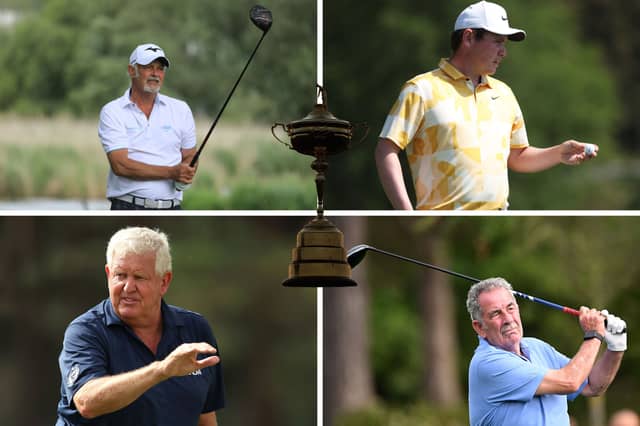 Four of the Scots who have played in the Ryder Cup.