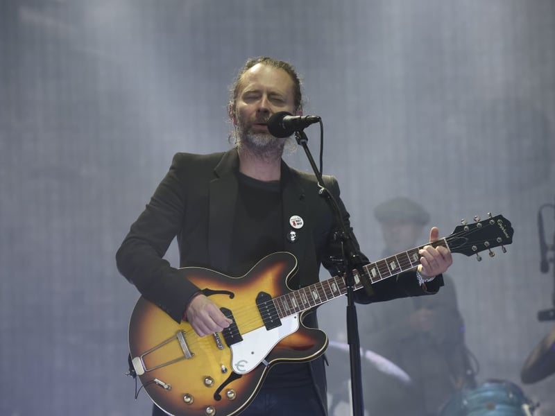 Radiohead opened with 'Let Down'.