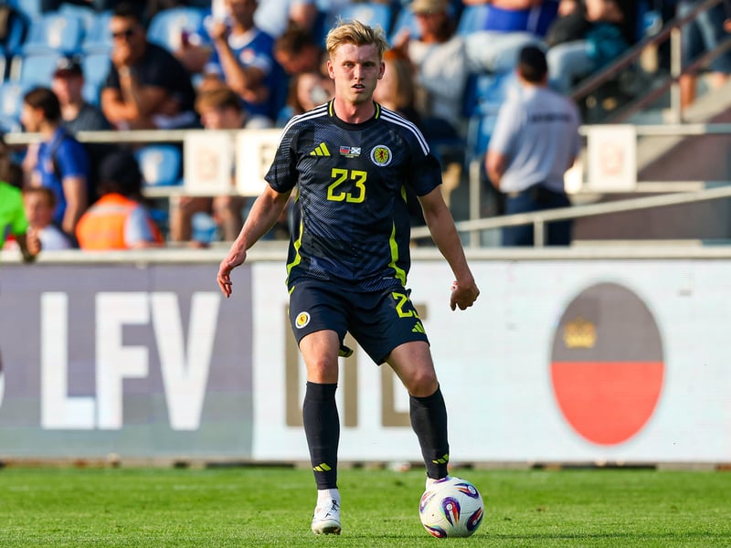 Won his first cap in June against Liechtenstein.