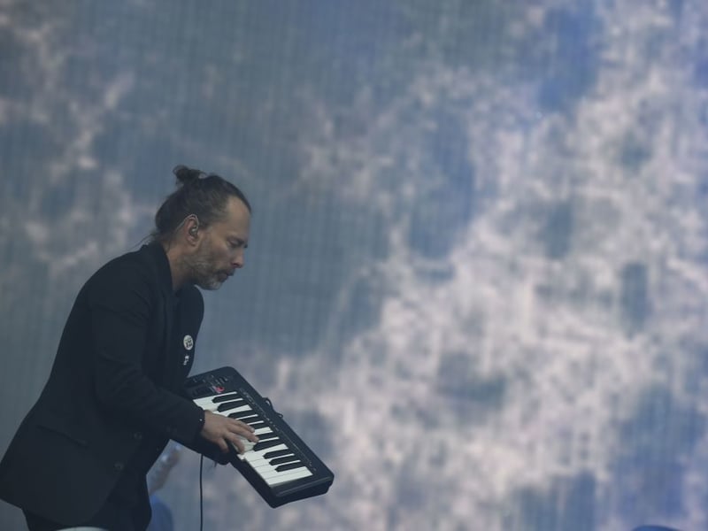 Radiohead played songs from eight of their nine studio albums - there was no room for anything from debut 'Pablo Honey'.