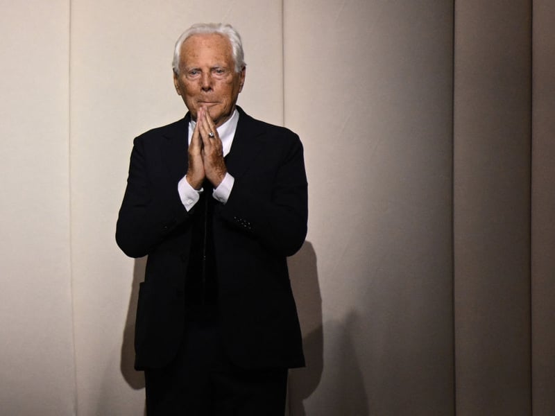 Fashion legend Giorgio Armani died at 91. Over the years, Armani had become known for dressing A-list celebrities such as George Clooney, Cate Blanchett and Angelina Jolie.