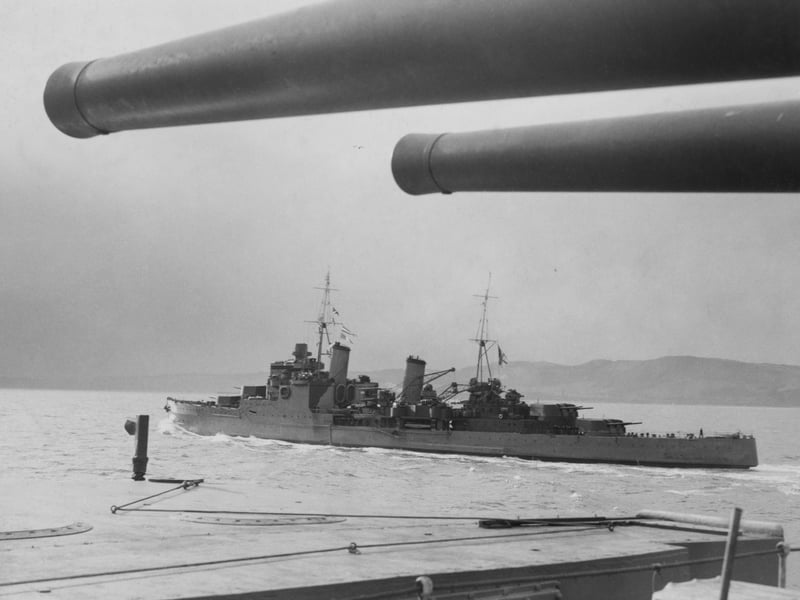 The Battle of the River Plate, a 1956 film depicting the event, saw various Royal Navy ships be put onto the big screen. HMS Sheffield played the flagship HMS Ajax, with HMS Jamaica playing HMS Exeter. Other vessels used include HMNZS Achilles, HMS Cumberland, and HMS Birmingham. HMS Battleaxe was used as a camera vessel.