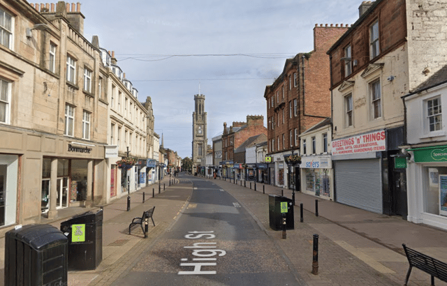 South Ayrshire's five year business survival rate was given a 30%. Ayr High Street is pictured.