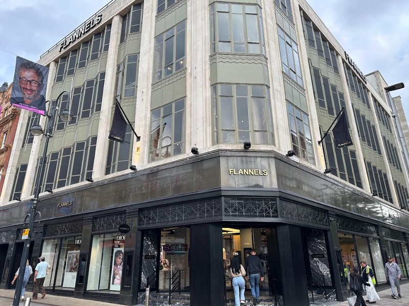 Frasers Group-owned Flannels opened a 70,000 sq ft flagship store on Briggate last year in the former Debenhams site. Set over six floors, the luxury retailer has seen this become the sixth flagship store to open in the country.