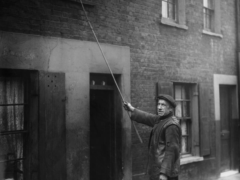 Before the days of alarm clocks, if you wanted to ensure you made it to work on time you relied on a knocker-up, or knocker-upper. They were widely employed to wake up early morning workers, from doctors to dockers. Knocker-uppers typically used a long stick to tap on bedroom windows, though in some cases rattles and even pea shooters were employed. They remained a common sight in some parts of the UK right up until the 70s.