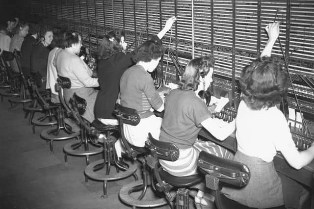 In the early days of telephones, switchboard operators were required in large numbers to connect calls. Women were often employed, partly because they were cheaper, before the days of equal pay legislation. As the service became more automated, the role was no longer required, with most of the old manual exchanges having closed by the mid-70s.