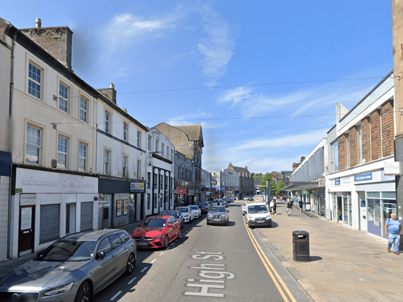 West Dunbartonshire was given a 37.7%. Pictured is Dunbarton.