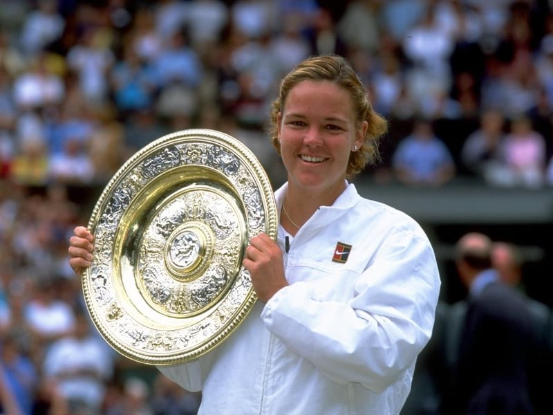 American tennis star Lindsay Davenport Leach was world number one in women's singles for 98 weeks and in women's doubles for 32 weeks. She won 55 WTA singles titles, including three majors and an Olympic gold at the 1996 Atlanta games. In doubles she won 38 doubles titles, including three majors. No wonder she's worth around $25 million.