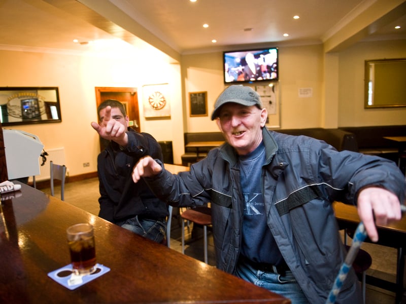Peter Swanson, landlord of The Loch Inn, pictured in 2009