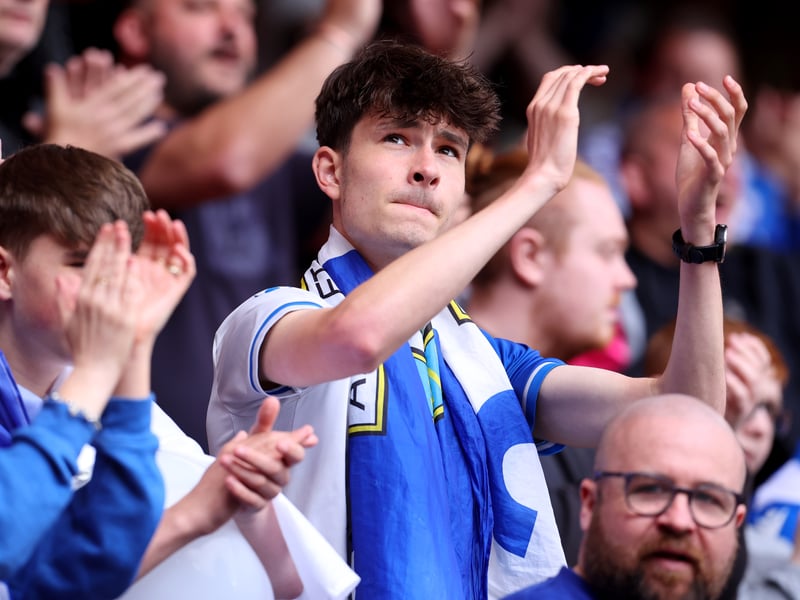 Average attendance at Ewood Park: 14,976