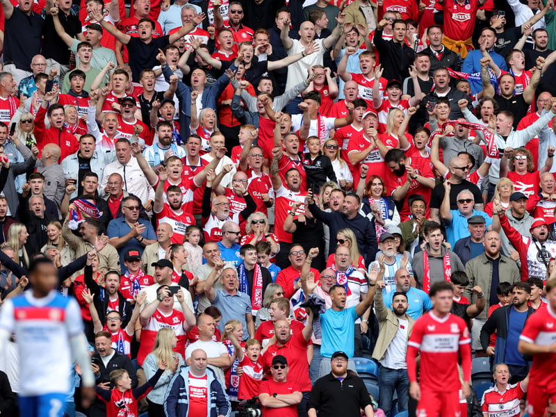 Average attendance at Riverside Stadium: 27,055