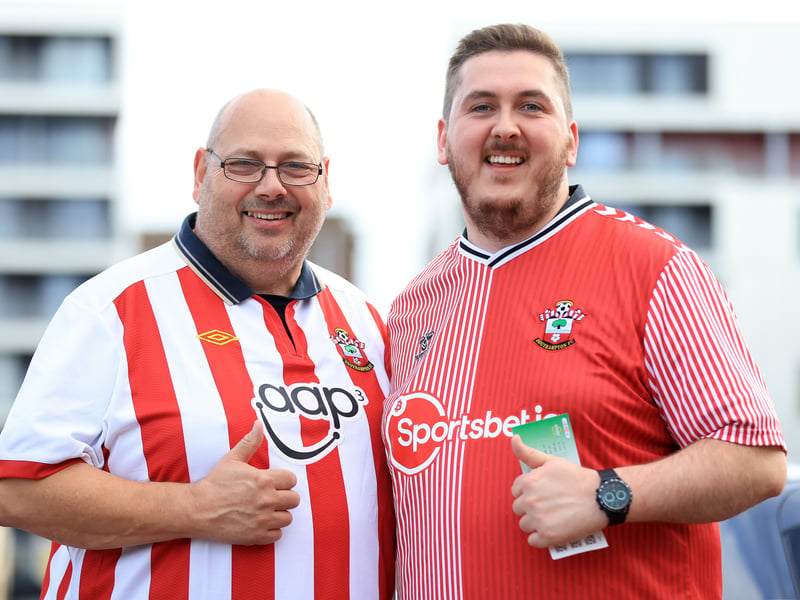 Average attendance at St Mary’s Stadium: 28,783