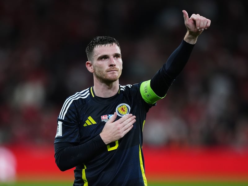Not only is he skipper, there’s also not too many rivals for his place given Kieran Tierney’s departure from the squad. He’s also desperate to play as many minutes as possible after finding game time harder to come by at Liverpool this season.